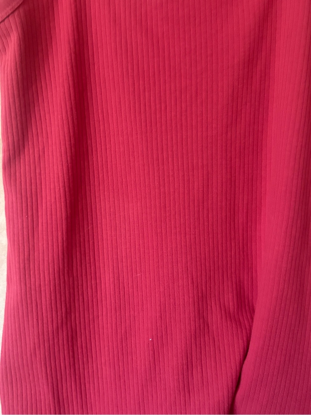 Melrose and Market Fitted Ribbed Tank Top - Hot Pink šµM - Picture 4 of 7